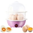 thumbnail image 1 of Fmxomd Mini Egg Cooker Electric - 12 Egg Capacity 2 Tier Egg Steamer with Auto Shut-Off - Soft Medium Hard Boiled Egg Maker for Family - Blue 2Tier Egg Cooker, 1 of 9