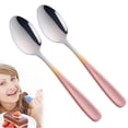 thumbnail image 1 of Fmxomd Dessert Spoons Teaspoons 5.5 Inch Small Coffee Spoons Espresso Spoons Premium Stainless Steel Tea Spoons Durable Kitchen Dessert Spoon Mirror Finish Dishwasher Safe - 2Pack, 1 of 7