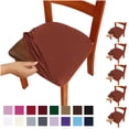 thumbnail image 1 of Fmxomd Seat Covers for Dining Room Chair Set of 6 - Stretch Fit Removable Washable Anti-Dust Desk Chair Seat Cushion Protectors - Coffee Chair Covers, 1 of 9