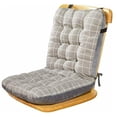 thumbnail image 1 of Fmxomd High Back Chair Cushions with Ties One-Piece Non-Slip Chair Cushion - Thickened Soft Garden Seat Pads for Dining Kitchen Office Furniture - L Style A, 1 of 9