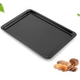 thumbnail image 1 of Fmxomd 1 Pack Rectangle Baking Pan Non-Stick Steel Cake Pans for Oven 12 x 7.5 Inch Cookie Sheet Tray for Lasagna Casserole Bread - Back-M Size, 1 of 9