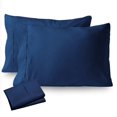 thumbnail image 1 of Fmxomd Pillow Cases 2 Pack Standard Pillowcases with Envelope Closure - Soft Brushed Pillow Cover for Home Hotel Bedding Essentials - 20x36in Navy, 1 of 6