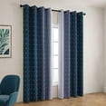 thumbnail image 1 of Fmxomd Blackout Curtains for Bedroom 63x52 Inches Full Room Darkening Grommet Curtains for Living Room - Thermal Insulated Gradient Color Curtains Drapes 2 Panels - Blue, 1 of 6