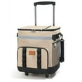 thumbnail image 1 of Fmxomd Cooler with Wheels and Handle 35L Rolling Cooler Portable Collapsible Soft Cooler Bag with Wheels - Leak-proof Insulated Wheeled Cooler for Beach Camping Patio Travel, 1 of 9