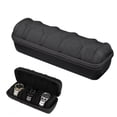 thumbnail image 1 of Fmxomd 4 Slot Hard Watch Travel Case Watch Roll Case Storage and Organizer - with Shockproof Watch Pillow for Men and Women - Black 4 Slots, 1 of 6