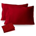 thumbnail image 1 of Fmxomd Pillow Cases 2 Pack Standard Pillowcases with Envelope Closure - Soft Brushed Pillow Cover for Home Hotel Bedding Essentials - 20x36in Red, 1 of 6