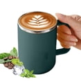 thumbnail image 1 of Fmxomd 500ML 16.9oz Stainless Steel Insulated Coffee Mug with Handle Double Wall Vacuum Travel Mug - Tumbler Cup with Lid for Hot Cold Drinks - Green, 1 of 7