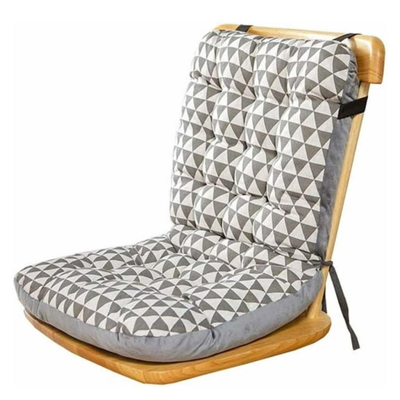 Fmxomd Outdoor Dining Chair Cushions Patio Seating Cushions - High Back Chair Cushions with Ties for Garden Patio Furniture - L Style C