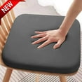thumbnail image 1 of Fmxomd Foam Seat Cushion Chair Pad – Slow Rebounds Office Chair Cushion for Enhanced Comfort, Ideal for Office, Car, and Travel Seat Cushion – Cushion for Chair – (Black, 13.8x13.8x1.38in), 1 of 8