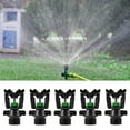 thumbnail image 1 of Fmxomd Garden Sprinkler, 360 Degree Rotation Lawn Sprinkler, Area Coverage, Multipurpose Yard Sprinklers for Plant Irrigation, 4 Pack, 1 of 7