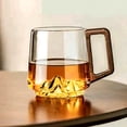thumbnail image 1 of Fmxomd Glass Coffee Mugs, Ice coffee cups, Large Clear Tea Cup, Glass Mugs with Wood Handle, Glass Cups for Latte, Cappuccino, and Tea, 1 of 5