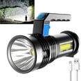 thumbnail image 1 of Fmxomd LED Flashlight USB Rechargeable, High Lumens Light, Handheld Super Brightest Flashlights, Portable Torch for Outdoor Camping Home Emergency Lantern, 1 of 9