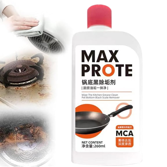 Fmxomd Magic Cleaner for Black Pot Bottom,260 ml Pot Bottom Cleaning, Stainless Steel Cleaner for Bottom of Pots and Pans, Effortless for Burned Cookware (1Pack)