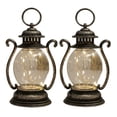 thumbnail image 1 of Fmxomd Mini Chrismtas Lantern with String LED, Battery Powered,Decorative Hanging Light, Christmas Decoration Mini Lamp, Battery Lantern Indoor Use(2Pack, Bronze), 1 of 9