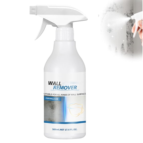 Fmxomd Multipurpose Wall Cleaner Spray – Wall Stain Cleaner for Home Surfaces – Bathrooms, Kitchens, Showers, Basements & Outdoor Areas – Multipurpose Remover for Dirt, Dust 500ML/16.9 Oz