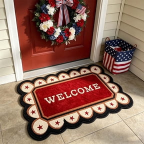 Fmxomd Outdoor Dirt-Resistant Floor Mat, Absorbent Bathroom Water Mat, Wear-Resistant Door Mat for High-Traffic Areas, Ideal Entryway Solution for Home and Office