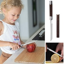 Fmxomd Paring Knives, Stainless Steel Knife Set with Cover, Ultra-Sharp Small Kitchen Knife