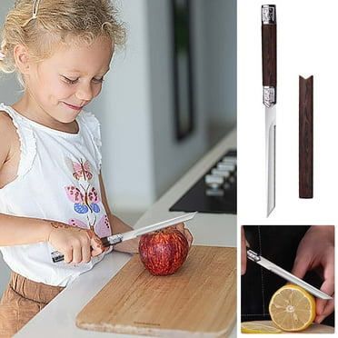 Fmxomd Paring Knives, Stainless Steel Knife Set with Cover, Ultra-Sharp Small Kitchen Knife