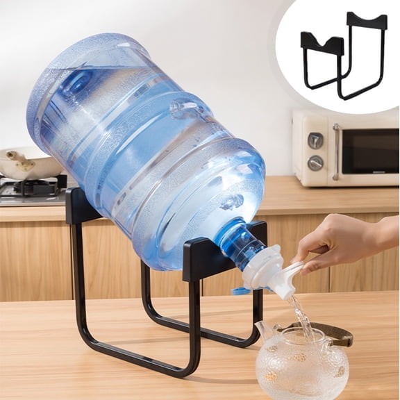 Fmxomd Plastic Plated 3-5 Gallon Water Jug Stand, Rust-Resistant Non Slip Water Stand