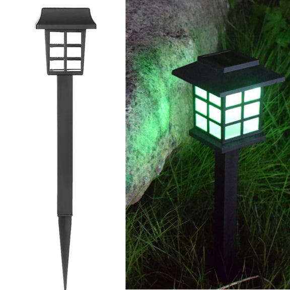 Fmxomd Solar Lights Outdoor Waterproof, LED Landscape Lighting, Solar Garden Lights, Outdoor Valentines Day Decorations for Yard, Pathway, Walkway, Patio, Lawn - 1 Pack ( Multicolor )