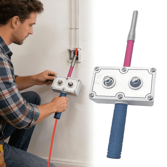 Fmxomd Wall Wiring Machine Cable Hidden Pipe Threading Device, Cable Pulling Tool, Automatic Stringing Electrical Wire Puller, for Hydroelectric Wiring