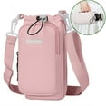 thumbnail image 1 of Fmxomd Water Bottle Holder with Strap Suitable for 32oz 40oz Insulated Water Bottle Carrier Sling Bag with Phone Pocket Crossbody Bag, Pink, 1 of 8