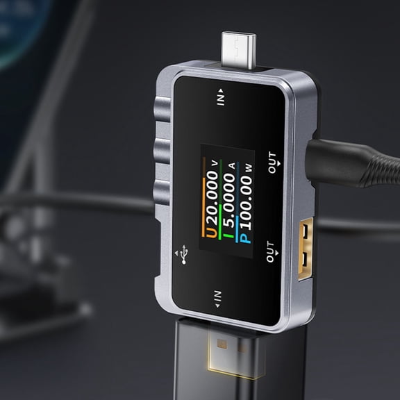 Fnac 28 Usb Tester Digital Voltmeter For Accurate Mobile Charger Measurement And Fast Charging Protocol Testing Fangkenuo