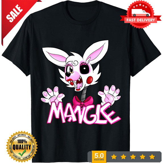 Fnaf Mangle Size S to 5XL Made in the USA T-Shirt, LIMITED EDITION-TH74978