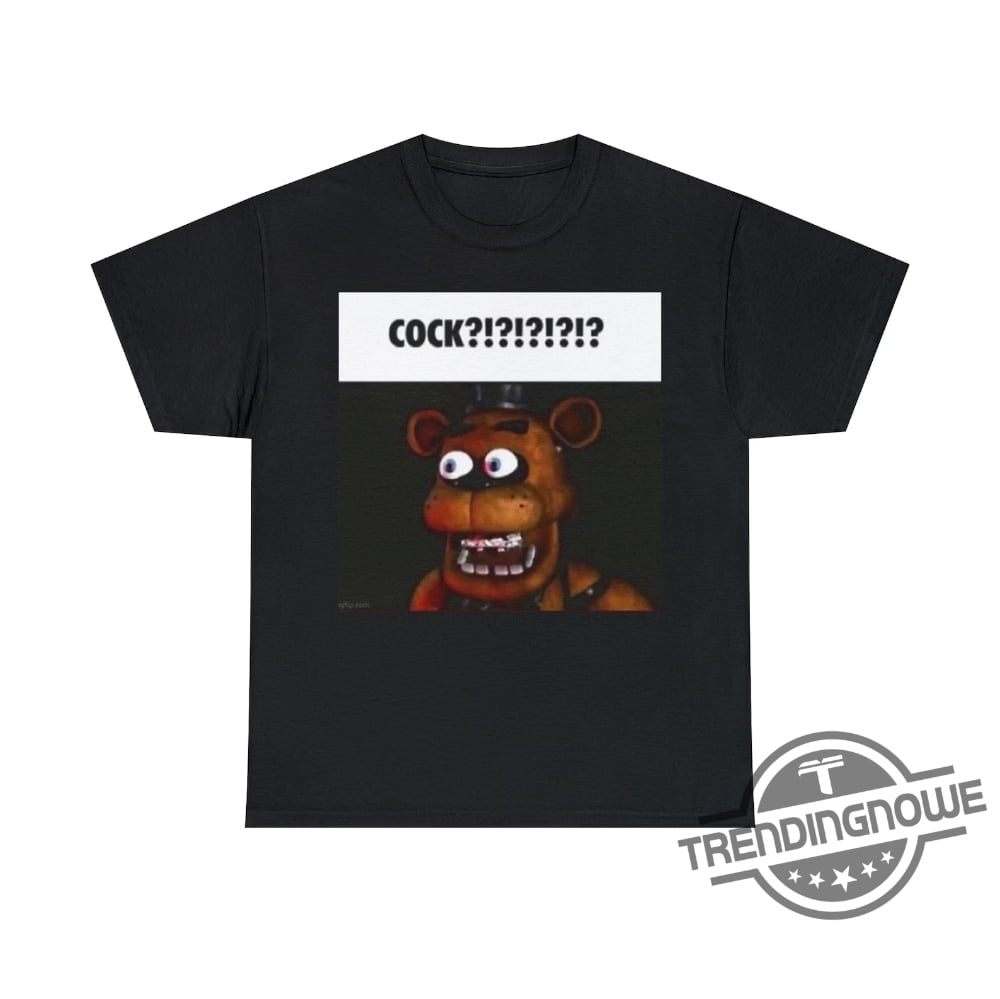 Fnaf Shirt Freddy Fazbear Fnaf Five Nights At Freddys Meme T-shirt ...