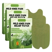 Fncw Knee Relief Pātchs,10Pcs Herbal KneePain Relief Pātchs,Knee Pātches, Breathable Long-Lasting Relieves Muscle Soreness in Knee, Neck, Shoulder,3Box