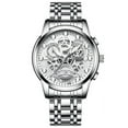 thumbnail image 1 of Fngeen Watch Men's Automatic Hollowing Trend Quartz Watch Student Waterproof Luminous Fashion Men's Watch, 1 of 6