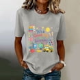 thumbnail image 1 of Fnhpitd Butter T Shirt Teach Tshirt Cute Teacher Life Shirts Special Education Tee Inspirational Tops Grey,M, 1 of 7