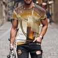 thumbnail image 1 of Fnnxeal Mens 3D T-Shirt Muscle Fit Short Sleeve Galaxy Space Nebula Abstract Sublimation Graphic Tee Big Tall Sizes M to 7XL Black,Size 3XL, 1 of 5