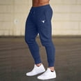 thumbnail image 1 of Fnnxeal Mens Jogger Pants- Outdoor Workout Athletic Running Lightweight Long Pants Navy Pants for Men Size S, 1 of 4