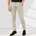 thumbnail image 1 of Fnnxeal Mens Mid Waist Chinos Pants- Lightweight Business Slim Fit Daily Long Pants Khaki Pants for Men Size 3XL, 1 of 6