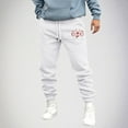 thumbnail image 1 of Fnnxeal Mens Pants, Fall Winter Christmas Print Casual Trousers for Men White, 1 of 1