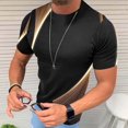 thumbnail image 1 of Fnnxeal Mens Performance Shirt Quick Dry Moisture Wicking Short Sleeve Athletic Tops Gym Baselayer Training T-Shirt Breathable Polyester Spandex Navy,Size 2XL, 1 of 6