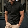 thumbnail image 1 of Fnnxeal Mens Performance Polo Shirt Moisture Wicking Breathable 100% Polyester Slim Fit Black Casual Short Sleeve with Pocket Wrinkle Free,Size 3XL, 1 of 5