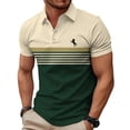 thumbnail image 1 of Fnnxeal Mens Polo Shirts Collared Short Sleeve Casual Graphic Summer Golf Polo Green Shirts for Men Size S, 1 of 9
