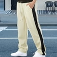 thumbnail image 1 of Fnnxeal Mens Sweatpants, Drawstring Fall Winter Elastic Waist Casual Slacks with Stretch Khaki Sweatpants for Men Size 2XL, 1 of 7