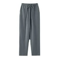 thumbnail image 1 of Fnnxeal Mens Sweatpants, Elastic Waist Casual Slacks with Stretch Fall Winter Drawstring Dark Gray Sweatpants for Men Size 4XL, 1 of 3