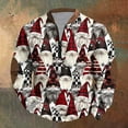 thumbnail image 1 of Fnnxeal Mens T-Shirts, Fall Winter Christmas Long Sleeve Print Shirt for Men Multicolor, 1 of 3