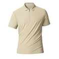 thumbnail image 1 of Fnnxeal Polo Shirts for Men, Casual Big and Tall Shirt Summer Collared Short Sleeves Mens Khaki Polo Shirts Size 3XL, 1 of 5