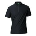 thumbnail image 1 of Fnnxeal Polo Shirts for Men, Summer Big and Tall Shirt Collared Short Sleeves Casual Mens Black Polo Shirts Size 3XL, 1 of 2
