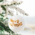 thumbnail image 1 of Fnochy 2.4" - 6 Pcs Christmas Ornaments for Christmas Tree Decorations Christmas Ball Ornaments, Christmas Tree Ornaments Sets Shatterproof Xmas Balls Bulbs for Christmas Decoration, Gold White, 1 of 8