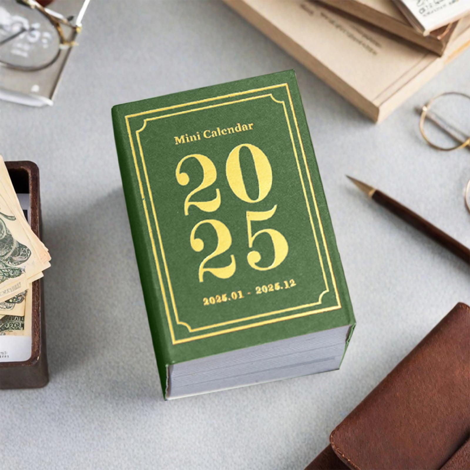 Fnochy 2025 Mini Calendar Pocket Countdown, Compact Design, Unique ...
