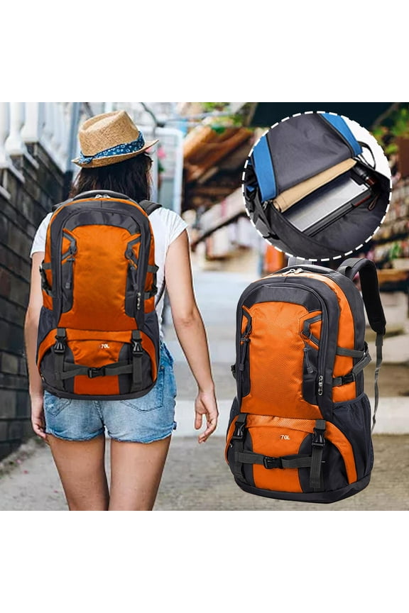 2025 New Hiking Backpack, Multi-Functional Outdoor Pack, Large Capacity Waterproof Travel Bag, Lightweight Load Reduction Design, Perfect for Camping & Mountaineering,40L