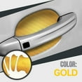 thumbnail image 1 of Fnochy 4PCS Sticker, Carbon Fiber Anti-Scratches Car Door Cup Protector, Non-Marking Auto Door Handle Protective Film, Universal for Most Car Handles (Gold/4PCS), 1 of 3