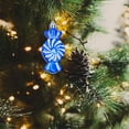 thumbnail image 1 of Fnochy 6 Pieces Christmas Candy Ornaments Hanging Glitter Candy, Cane Ornaments Christmas Tree Candy Peppermint Ornaments with Golden Ropes, for Xmas Halloween Party Decorations, 1 of 7