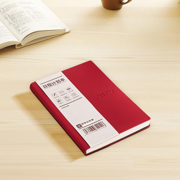 Fnochy A5 Ring Binder Notepad, Loose Leaf Agenda Notebook, Hard Coil Notebook, Compact Planner for Students, Office Workers, and Busy Lives - Durable, Tear-Resistant, Perfect for Organizing Your Year!